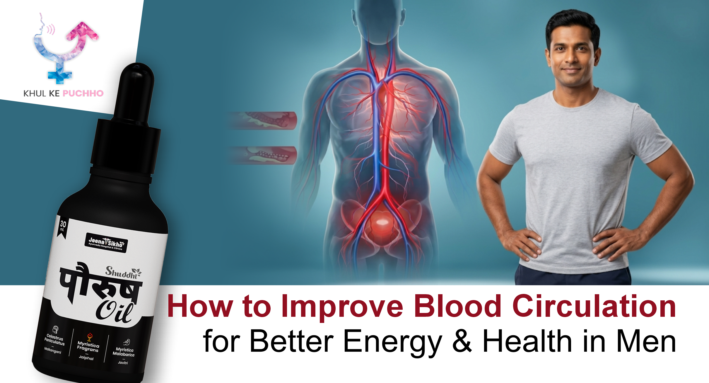 How to Improve Blood Circulation for Better Energy & Health in Men