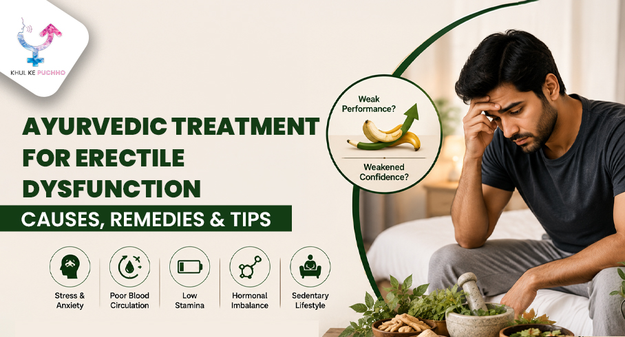 Ayurvedic Treatment for Erectile Dysfunction: Causes, Remedies & Tips