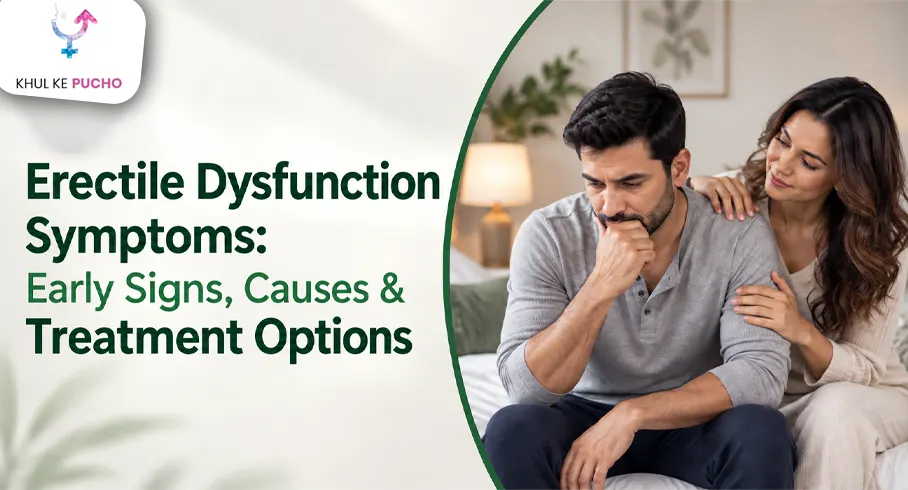 Erectile Dysfunction Symptoms: Early Signs, Causes & Treatment Options